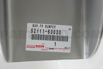 5211160030 BUMPER ASSY, FRONT