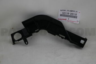 5211628110 SUPPORT, FRONT BUMPER SIDE, LH