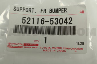 5211653042 SUPPORT, FRONT BUMPER SIDE, LH