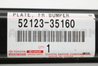 5212335160 PLATE, FR BUMPER