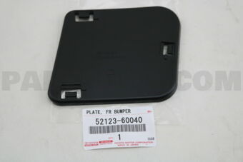 5212360040 PLATE, FRONT BUMPER REINFORCEMENT,