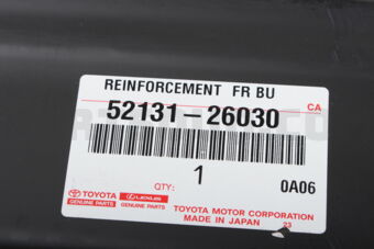5213126030 REINFORCEMENT, FRONT BUMPER
