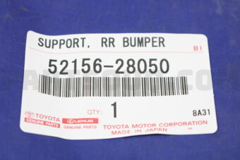 5215628050 SUPPORT, REAR BUMPER SIDE, LH