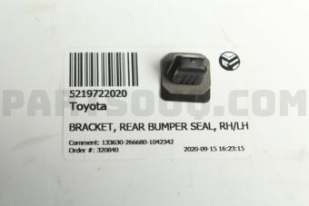5219722020 BRACKET, REAR BUMPER SEAL, RH/LH