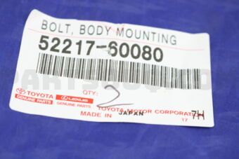 5221760080 Toyota BOLT, BODY MOUNTING