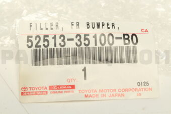 5251335100B0 FILLER, FRONT BUMPER, LH