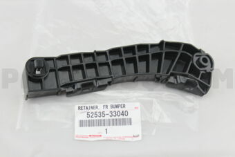 5253533040 RETAINER, FRONT BUMPER SIDE, RH