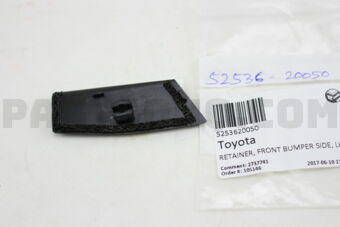 5253620050 RETAINER, FRONT BUMPER SIDE, LH