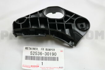 5253630190 RETAINER, FRONT BUMPER SIDE, LH