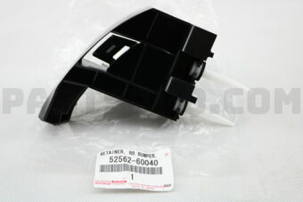 5256260040 RETAINER, REAR BUMPER, UPPER RH
