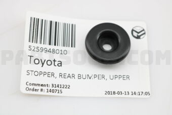 5259948010 STOPPER, REAR BUMPER, UPPER