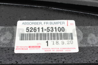 5261153100 ABSORBER, FRONT BUMPER ENERGY