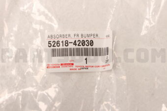 5261842030 ABSORBER, FRONT BUMPER, LOWER