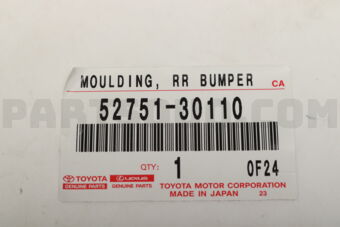5275130110 MOULDING, REAR BUMPER