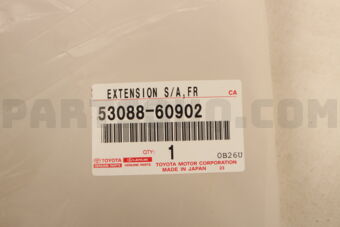 5308860902 EXTENSION SUB-ASSY, FRONT WHEEL OP