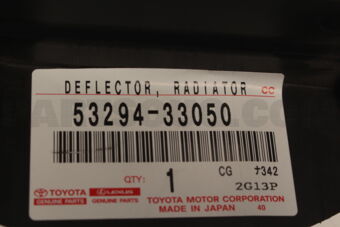 5329433050 Toyota DEFLECTOR, RADIATOR SIDE, LH