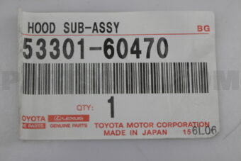 5330160470 HOOD SUB-ASSY