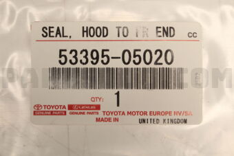 5339505020 SEAL, HOOD TO FRONT END PANEL
