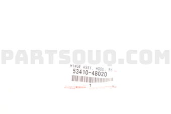 5341048020 Toyota HINGE ASSY, HOOD, RH
