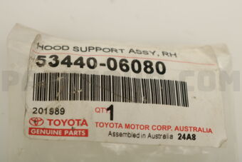5344006080 SUPPORT ASSY, HOOD, RH