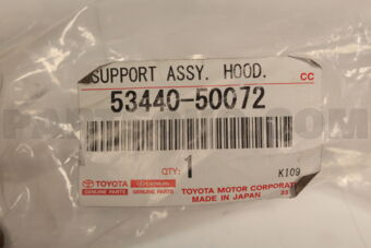 5344050072 Toyota SUPPORT ASSY, HOOD, RH