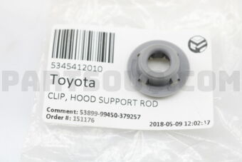 5345412010 CLIP, HOOD SUPPORT ROD