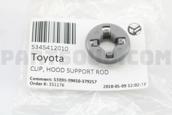 5345412010 CLIP, HOOD SUPPORT ROD