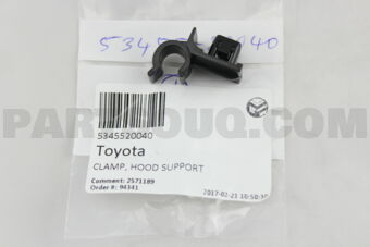 5345520040 CLAMP, HOOD SUPPORT ROD