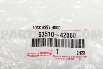 5351042060 LOCK ASSY, HOOD