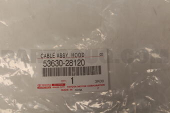 5363028120 Toyota CABLE ASSY, HOOD LOCK CONTROL