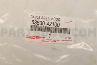 5363042100 CABLE ASSY, HOOD LOCK CONTROL