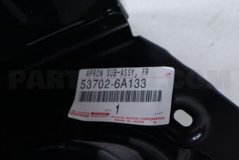 537026A133 Toyota APRON SUB-ASSY, FRONT FENDER, LH