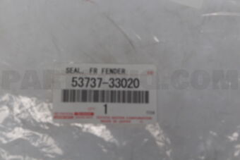 5373733020 Toyota SEAL, FRONT FENDER APRON, LH