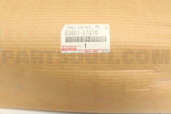 5380137010 PANEL SUB-ASSY, FRONT SIDE, RH