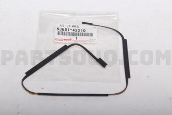 5385142210 Toyota PAD, FRONT WHEEL OPENING EXTENSION, NO.1