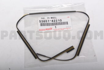 5385142210 Toyota PAD, FRONT WHEEL OPENING EXTENSION, NO.1