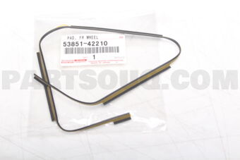 5385142210 Toyota PAD, FRONT WHEEL OPENING EXTENSION, NO.1
