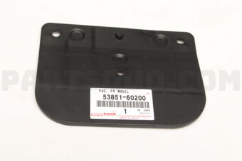 5385160200 PAD, FRONT WHEEL OPENING EXTENSION