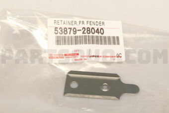 5387928040 RETAINER, FRONT FENDER LINER