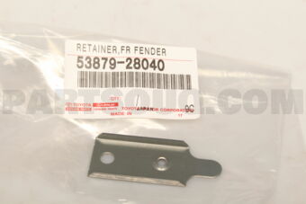 5387928040 RETAINER, FRONT FENDER LINER