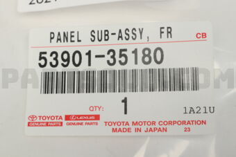 5390135180 PANEL SUB-ASSY, FR VALANCE