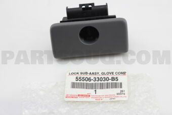 5550633030B5 LOCK ASSY, GLOVE COMPARTMENT DOO