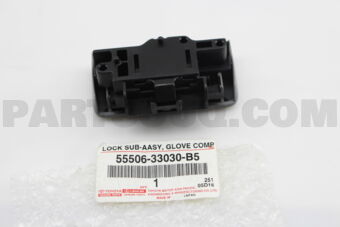 5550633030B5 LOCK ASSY, GLOVE COMPARTMENT DOO