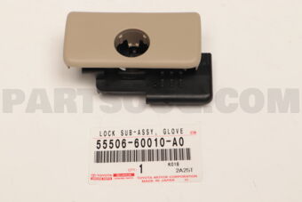 5550660010A0 LOCK ASSY, GLOVE COMPARTMENT DOO