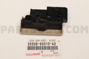 5550660010A0 LOCK ASSY, GLOVE COMPARTMENT DOO