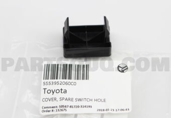 5553952060C0 COVER, SPARE SWITCH HOLE