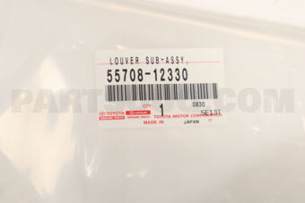 5570812330 Toyota LOUVER, COWL TOP VENTILATOR, RH