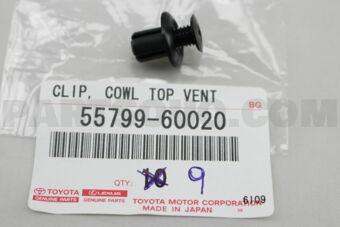 5579960020 CLIP, COWL TOP VENTILATOR LOUVER