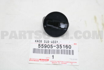 5590535160 KNOB, HEATER CONTROL