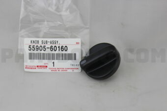 5590560160 KNOB, HEATER CONTROL